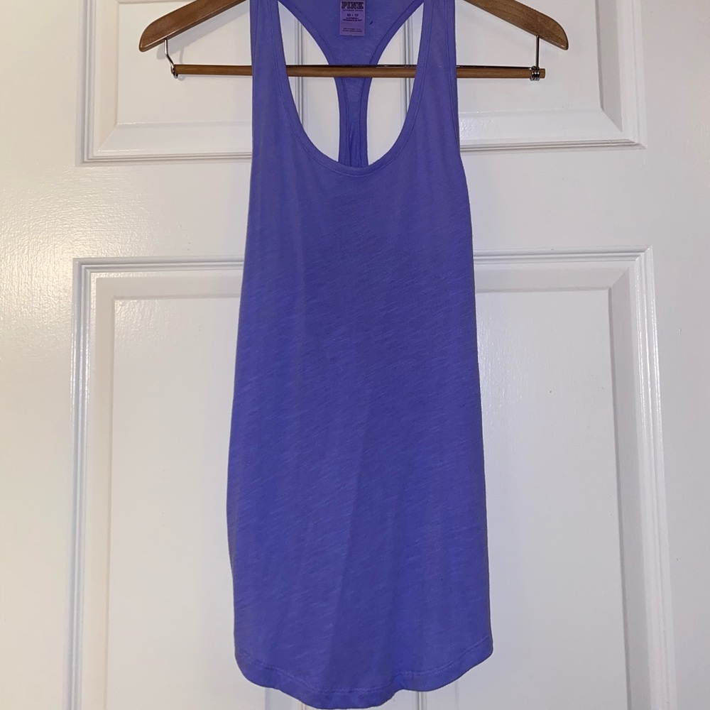 pink racer back tank